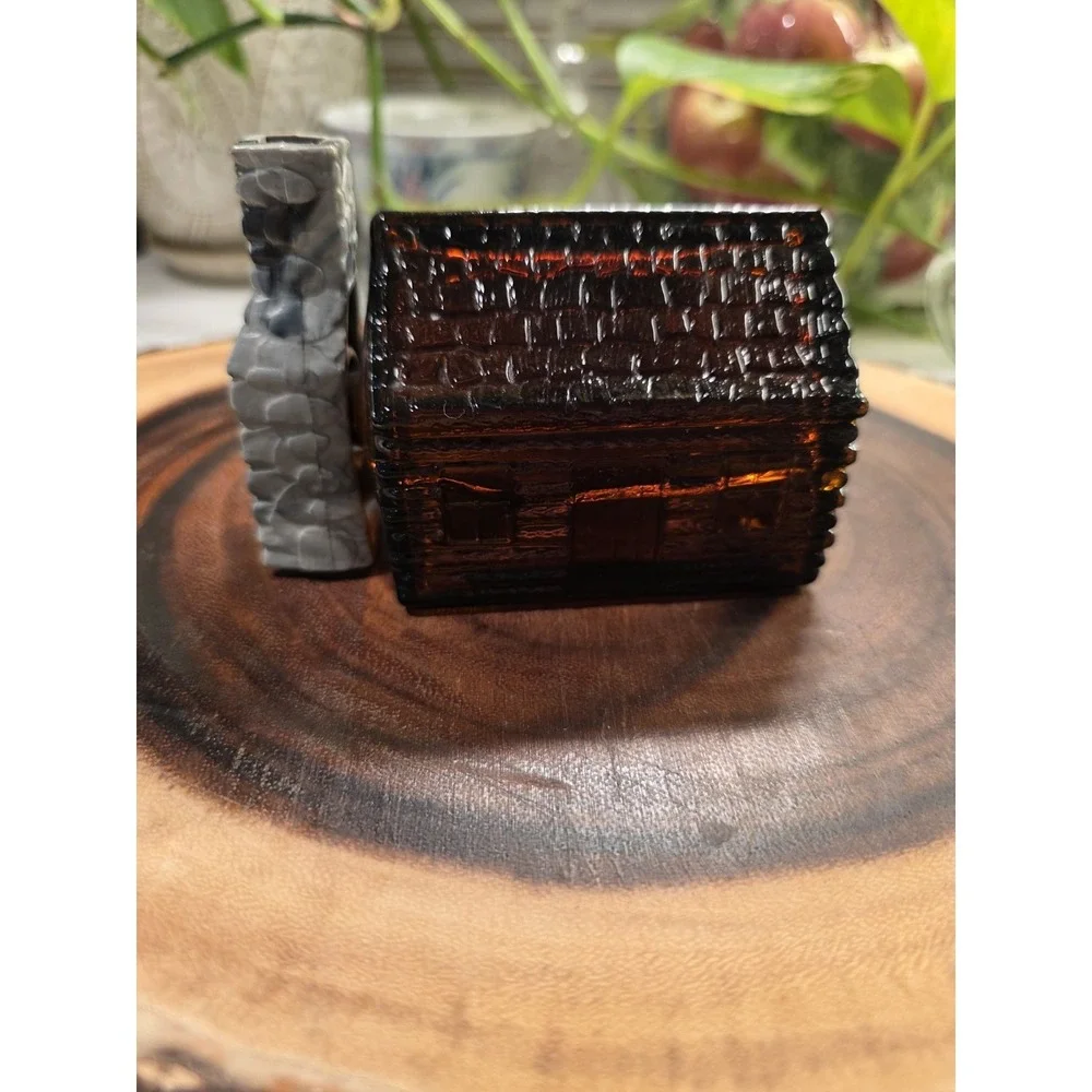 Vintage Avon Log Cabin Homestead Wild Country After Shave EMPTY